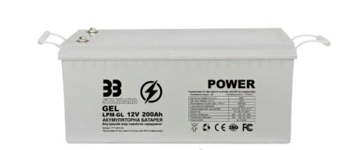 АКУМУЛЯТОР ГЕЛЕВИЙ LPM-GEL 12V 200 AH 33 POWER